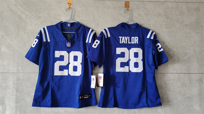 Youth Blue Indianapolis Colts #28 Jonathan Taylor 2024 F.U.S.E. Vapor Untouchable Limited Stitched Football Jersey